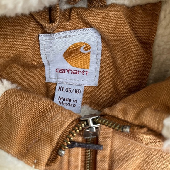 Carhartt Wildwood Sherpa-Lined Jacket "Tan" Mens XL - Picture 2 of 5